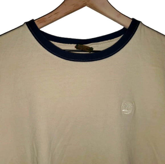 Timberland Logo Shirt Organic Cotton Blend L - Picture 5 of 7